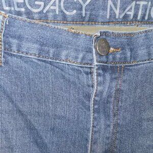 Legacy Nation Jeans Mens 38x32 Slim Fit Pant Comfort Stretch Denim Blue Wash